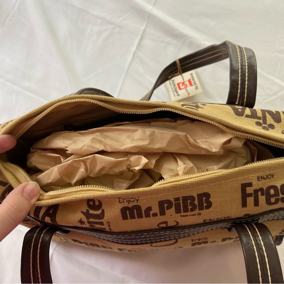 Brown Leather purse with Tan Stitching vintage - Picture 4 of 7